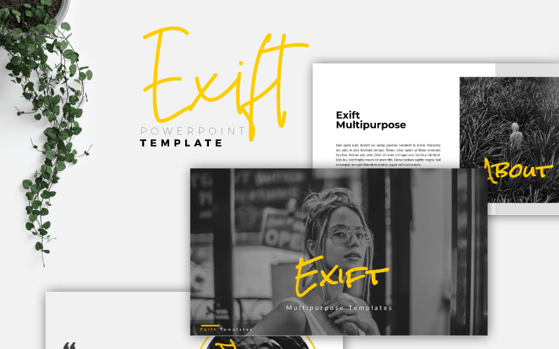 EXIFT - Kreativ PowerPoint-mall