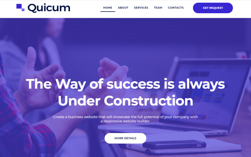 Quicum - biznesowy, uniwersalny, klasyczny motyw WordPress Elementor