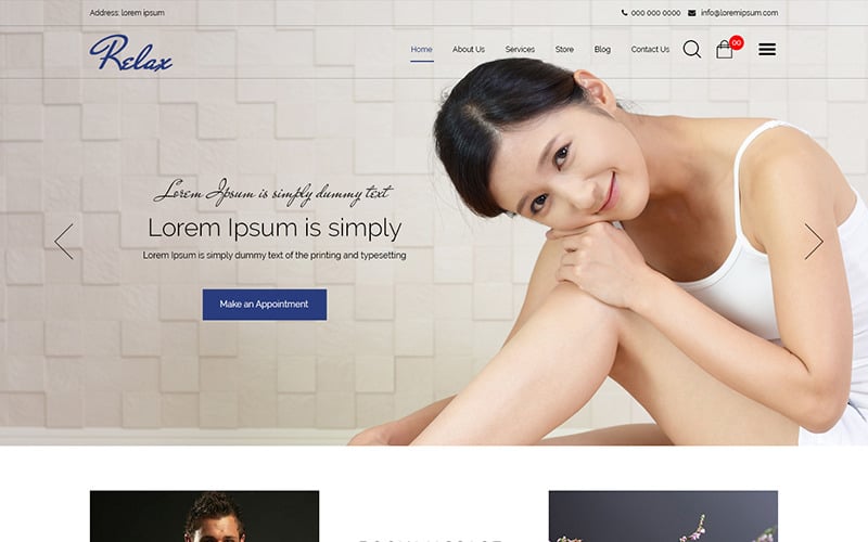 Download PSD шаблон "Relax - Multipurpose Beauty/SPA PSD Template" / Relax - Multipurpose Beauty/SPA PSD Template - PSD шаблон на тему графика spa beauty fashion product template theme psd photoshop
