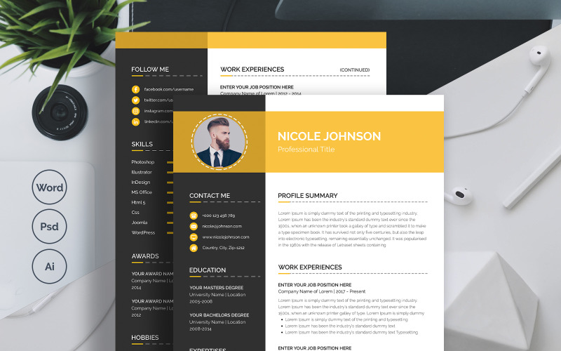 Download Резюме "Smith Williamson Resume Template" / Smith Williamson Resume Template - Резюме на тему графика 1,page,resume,2,3,a4,clean,cover,letter,creative,cv,design,document,docx,elegant,employment,infographic,minimalist,modern,ms