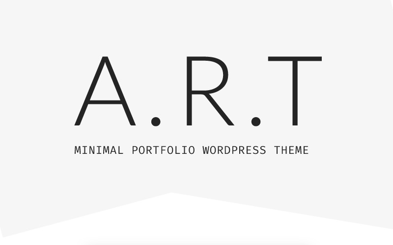 Artis - Minimal Portföy ve Mağaza WordPress Teması