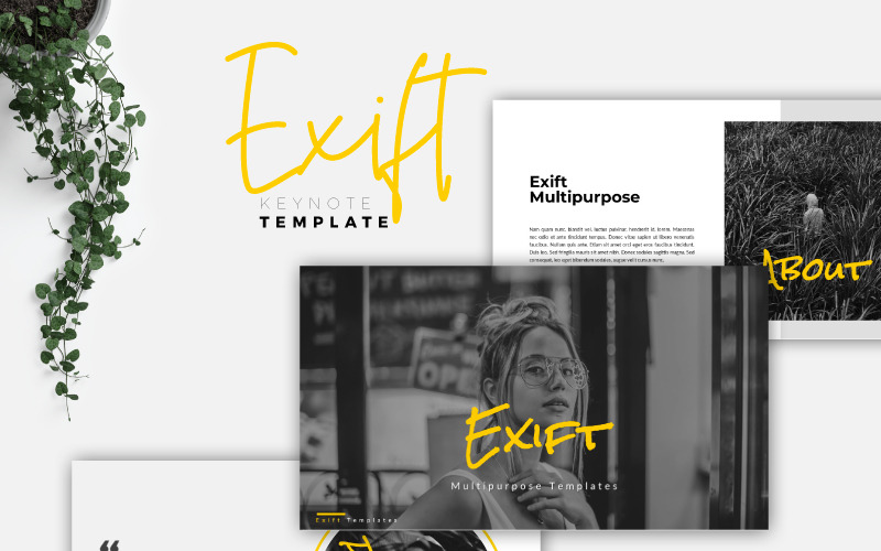 EXIFT - Creative - Keynote template