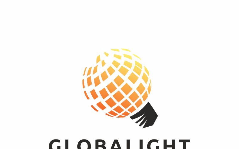 Download Шаблон логотипа "Global Idea Logo Template" / Global Idea Logo Template - Шаблон логотипа на тему графика atmosphere bulb communication communications consulting earth economy education electric electricity electronic finance globe growth humanity humankind idea ideas industry innovate