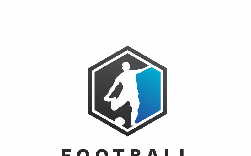 Download Шаблон логотипа "Soccer Logo Template" / Soccer Logo Template - Шаблон логотипа на тему графика actions association ball competition cup dynamics fast federation foot football game goal grass human kick pass play player professional score