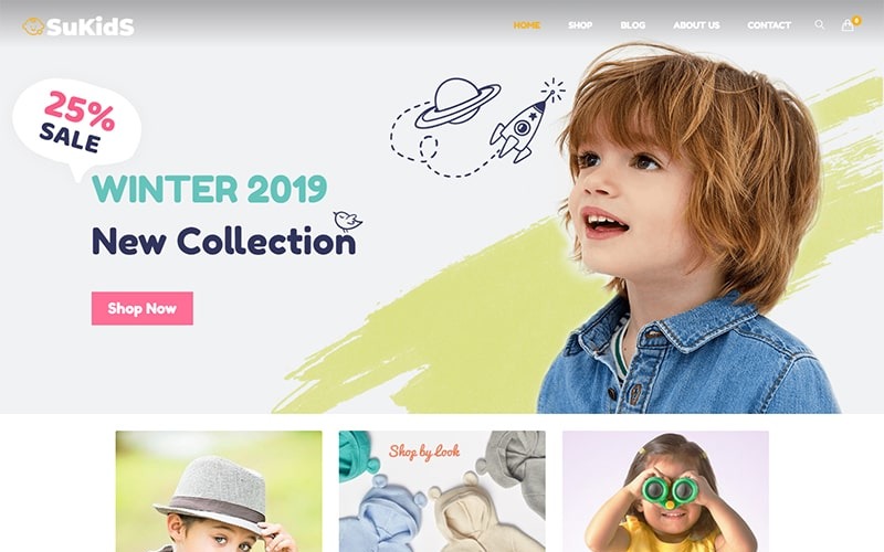 Sukids -  Baby Shop & Kids Store WordPress WooCommerce Theme