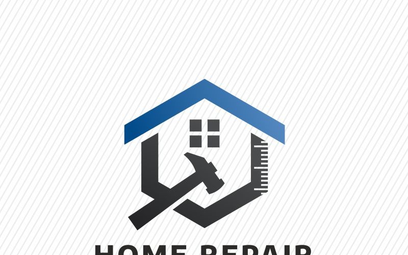 Szablon Logo naprawy domu