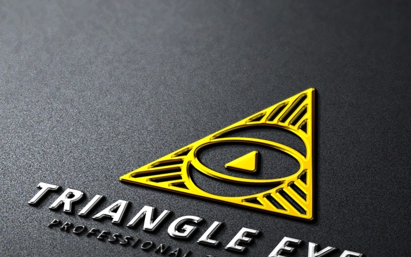 Download Шаблон логотипа "Triangle Eye Logo Template" / Triangle Eye Logo Template - Шаблон логотипа на тему графика abstract app business clean creative develop dot energy eye home host internet logo minimalist net office photo professional protect secure