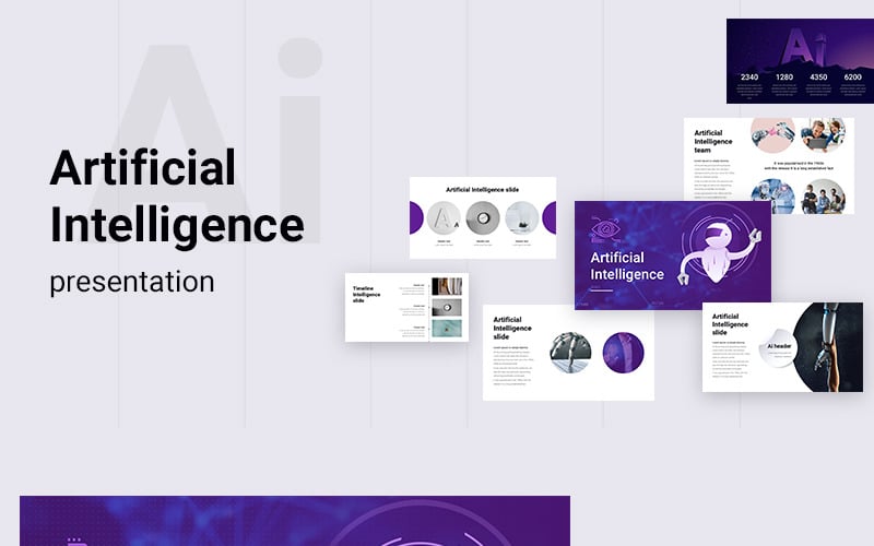Artificial Intelligence PowerPoint template