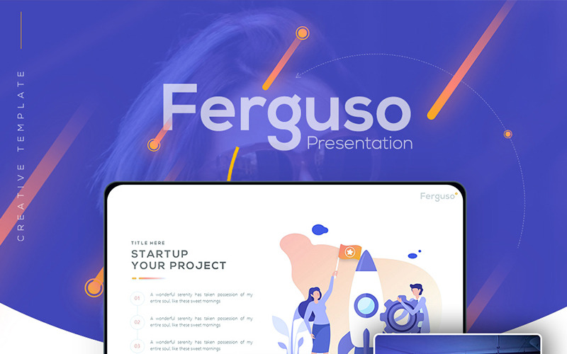 Ferguso - Kreativ PowerPoint-mall