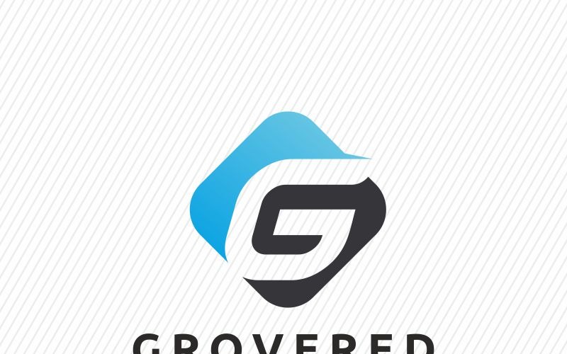 Download Шаблон логотипа "Grovered G Letter Logo Template" / Grovered G Letter Logo Template - Шаблон логотипа на тему графика 