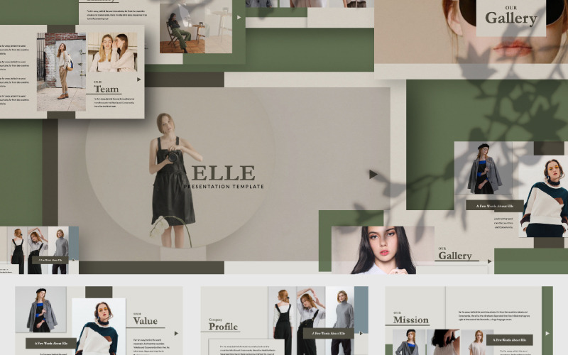 Шаблон Elle PowerPoint