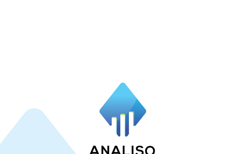 Download Шаблон логотипа "Analiso Logo Template" / Analiso Logo Template - Шаблон логотипа на тему графика 