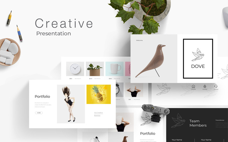 Dove PowerPoint-mall