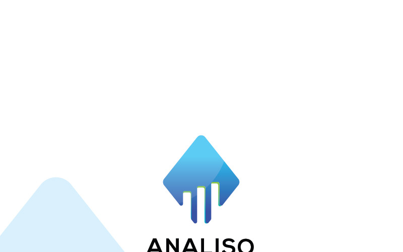 Plantilla de logotipo de Analiso