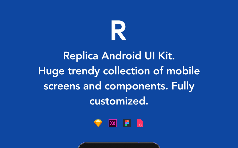 Réplica del kit de IU de Android