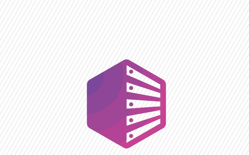 Download Шаблон логотипа "Server Host Data Logo Template" / Server Host Data Logo Template - Шаблон логотипа на тему графика bold colorful community computer cube database digital dot download electronic file hosting logo hardware industry institute liquid logotype network pixel