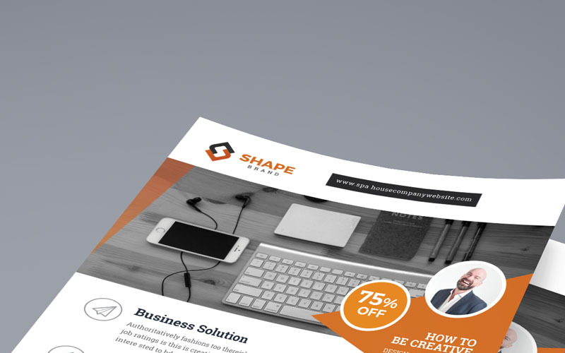 Download Фирменный стиль "Shape Your Brand Flyer - Corporate Identity Template" / Shape Your Brand Flyer - Corporate Identity Template - Фирменный стиль на тему графика flyer corporate corporate creative flyer travel business card card liflet computer internet stationery id kit blue hi-quality official symple green