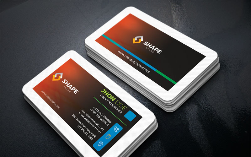 Download Фирменный стиль "Simple Morden Business Card - Corporate Identity Template" / Simple Morden Business Card - Corporate Identity Template - Фирменный стиль на тему графика creative business card corporate card liflet computer internet stationery id kit blue hi-quality official symple green logo professional modern art