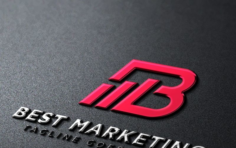 Download Шаблон логотипа "Best Marketing B Letter Logo Template" / Best Marketing B Letter Logo Template - Шаблон логотипа на тему графика agency b logo bb beta brain branding business finance font graphic job letter marketing modern multimedia office personal professional smart
