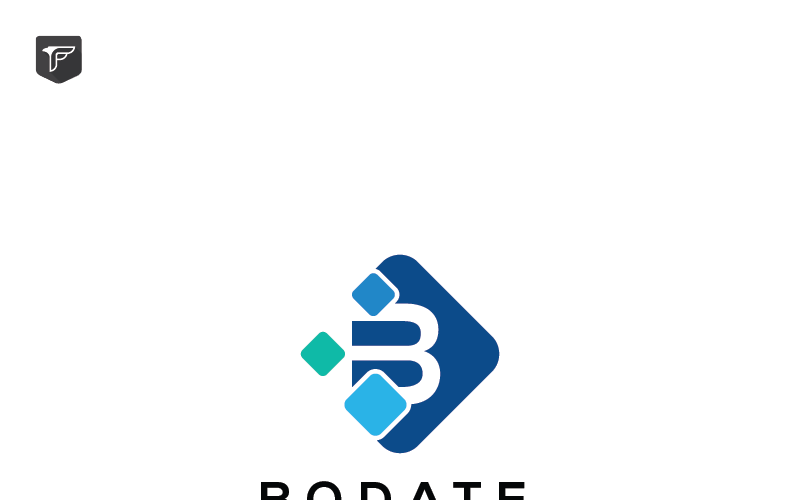 Download Шаблон логотипа "Bodate Logo Template" / Bodate Logo Template - Шаблон логотипа на тему графика 