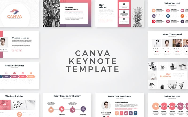 Canva - Business Keynote Presentation - Keynote template