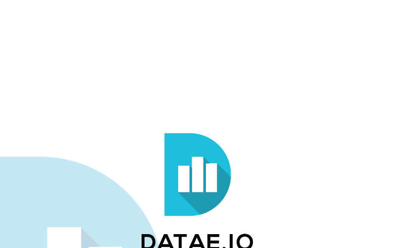 Download Шаблон логотипа "Datae.io Logo Template" / Datae.io Logo Template - Шаблон логотипа на тему графика 