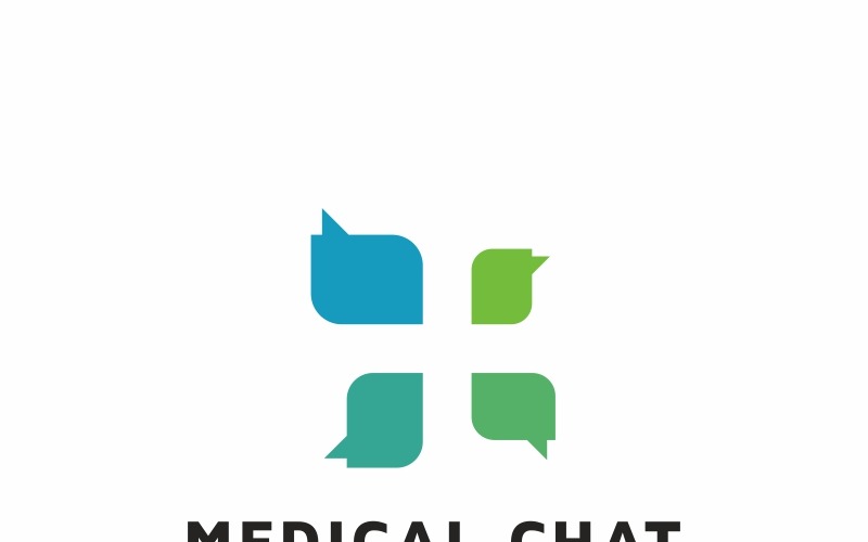 Medical Chat Logo Template