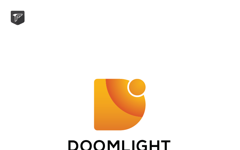Modello di logo di Doomlight