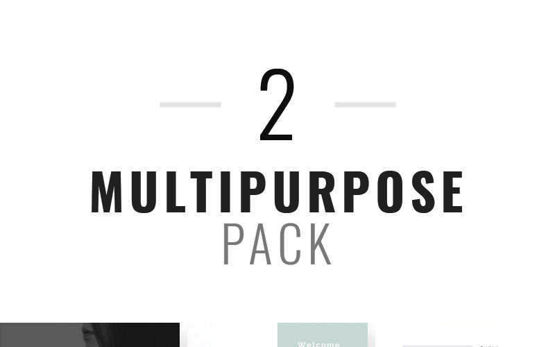 Modello PowerPoint di presentazione pulita multiuso