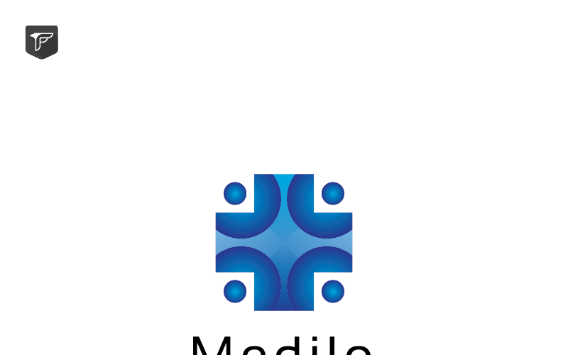 Modelo de logotipo da Medilo