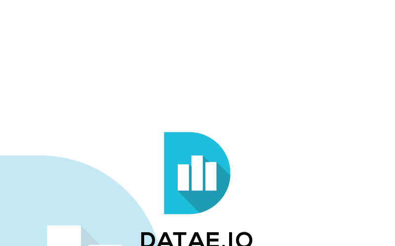 Шаблон логотипа Datae.io
