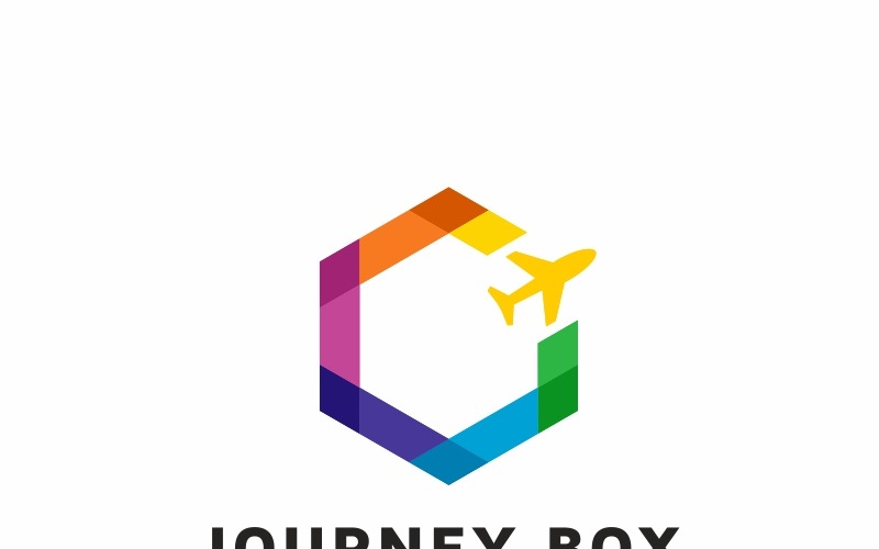 Шаблон логотипа Trip Box