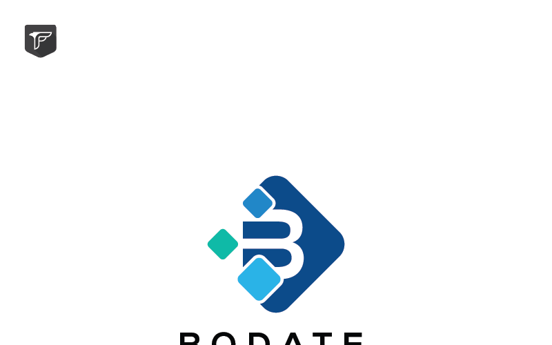 Шаблон логотипу Bodate