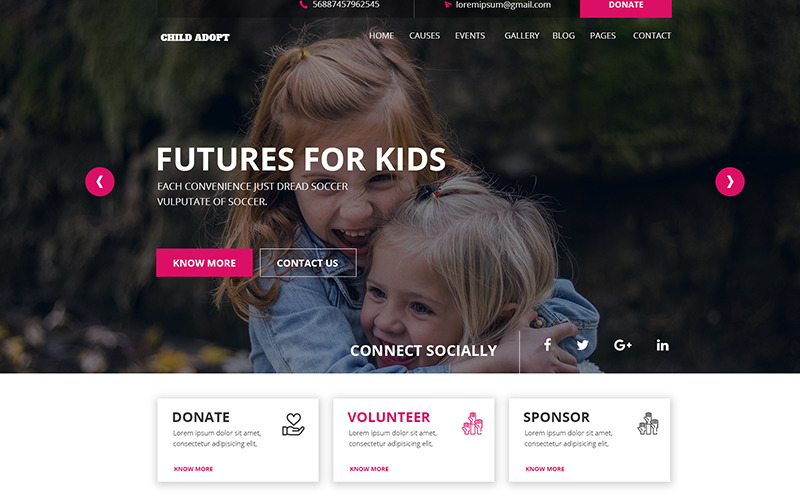 Download PSD шаблон "Child Adopt PSD Template" / Child Adopt PSD Template - PSD шаблон на тему графика baby kids child children care child-care baby-care kids-care babysitting babysitters preschool kindergarten adoption family agency online psd photoshop theme template