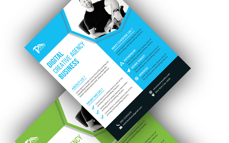 Download Фирменный стиль "Corporate Flyer Design - Corporate Identity Template" / Corporate Flyer Design - Corporate Identity Template - Фирменный стиль на тему графика corporate flyer design template a4 add business download psd flyer photoshop design