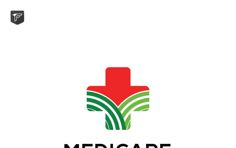 Download Шаблон логотипа "Medicare Logo Template" / Medicare Logo Template - Шаблон логотипа на тему графика 