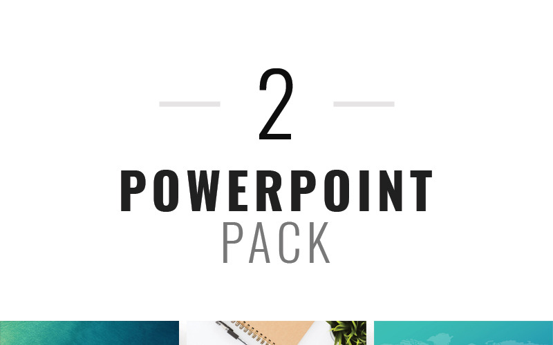 Minimalis Presentation Pack PowerPoint sablon