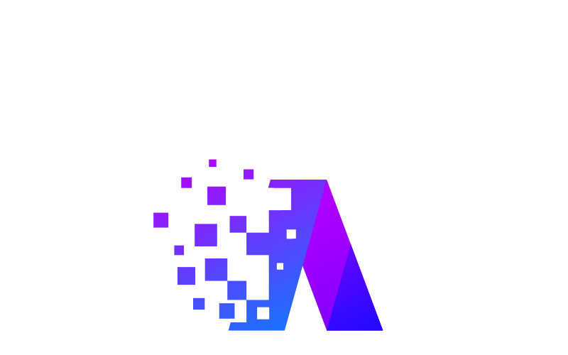 Download Шаблон логотипа "A Letter Logo Template" / A Letter Logo Template - Шаблон логотипа на тему графика black monogram branding business clothes corporate design easy identity letter logotype marketing minimalist logo photographer professional programmer simple a colorful