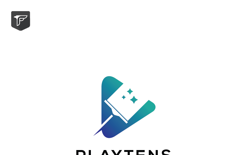 Download Шаблон логотипа "Playtens Logo Template" / Playtens Logo Template - Шаблон логотипа на тему графика 