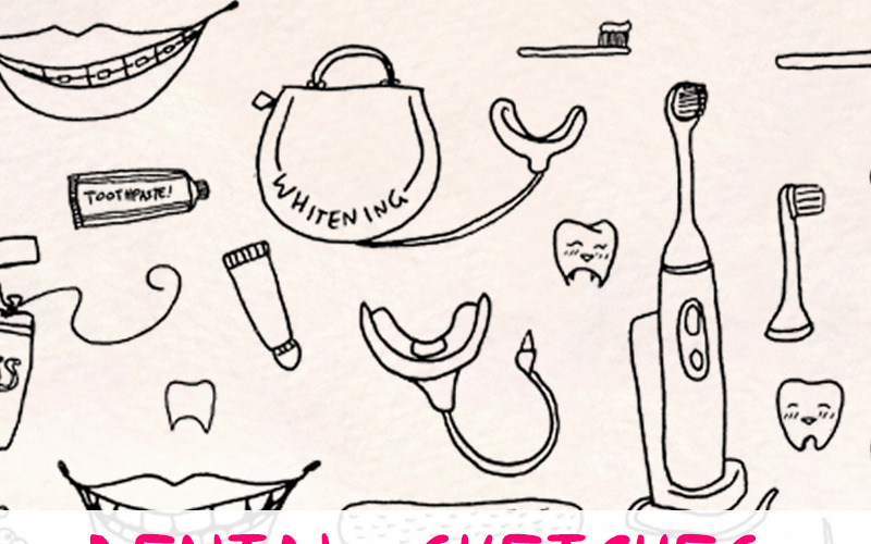 Download Иллюстрация "77 Dentist and Dental Vector Graphics - Illustration" / 77 Dentist and Dental Vector Graphics - Illustration - Иллюстрация на тему графика graphics blog illustration vector commercial use hand drawn line art dentist dental practice teeth toothpaste mouth