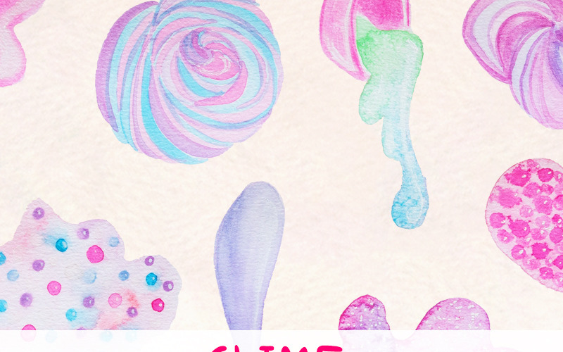 24 Fluffy Crunchy Slime - Illustrazione