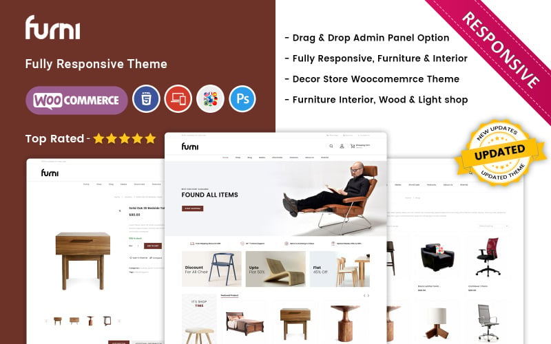 Furni - The Furniture Store Responsive WooCommerce Theme