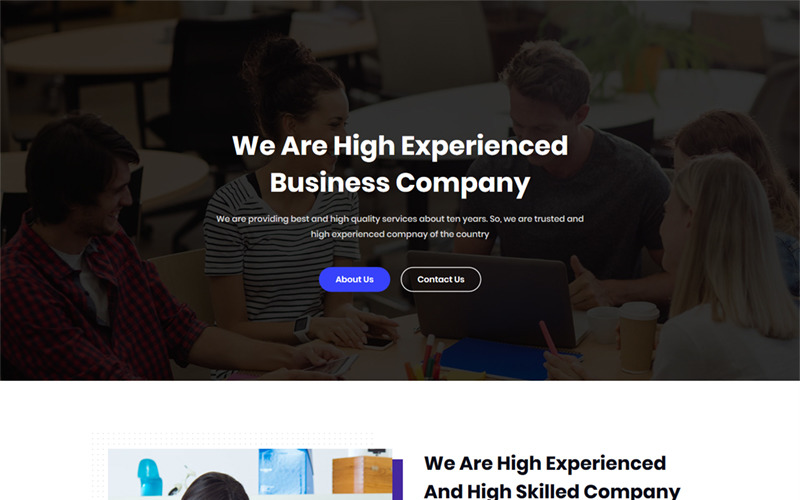 Maxicon - One Page Corporate And Business Landing Page Template