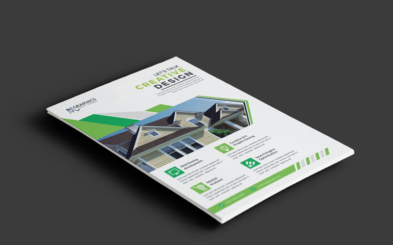 Download Фирменный стиль "One Print Ready Flyer - Corporate Identity Template" / One Print Ready Flyer - Corporate Identity Template - Фирменный стиль на тему графика print ready bundle printing all in one mega flyer postcard bifold brochure trifold giftcard resume presentation folder corporate bifold creative