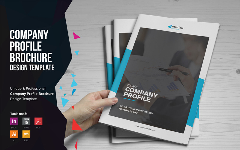 Download Фирменный стиль "Company Profile Brochure - Corporate Identity Template" / Company Profile Brochure - Corporate Identity Template - Фирменный стиль на тему графика company profile brochure catalog magazine design template corporate flyer business proposal creative infographic annual report finance education school real estate