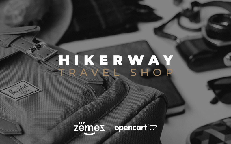 Hiker Way - Cestovní obchod Vícestránkový moderní motiv OpenCart