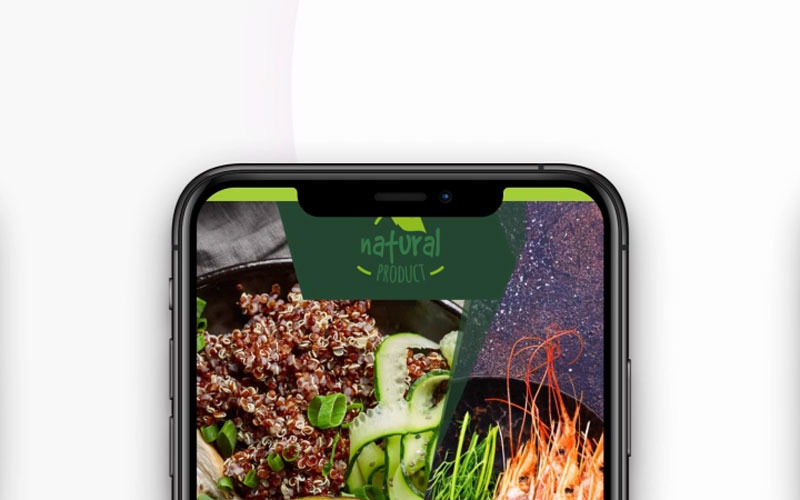 Instagram stories: Healthy Food After Effects Intro