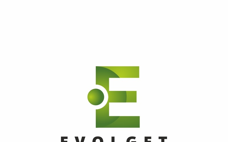 Szablon Logo litery E Evolget