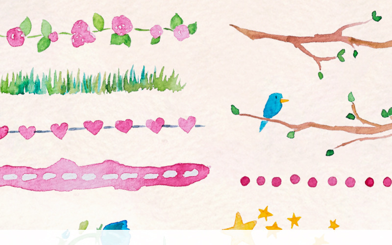 40 Borders, Corners and Bunting - Ilustração