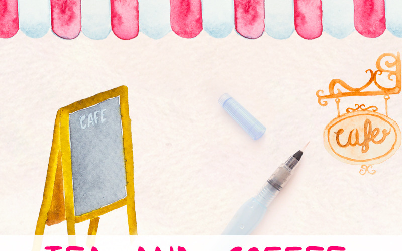43 Café Chá e Café - Ilustração